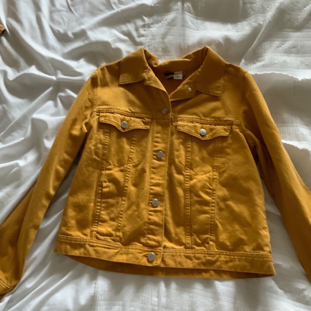 H&M Mustard Jean Jacket